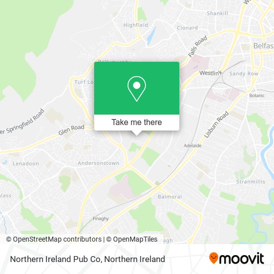 Northern Ireland Pub Co map