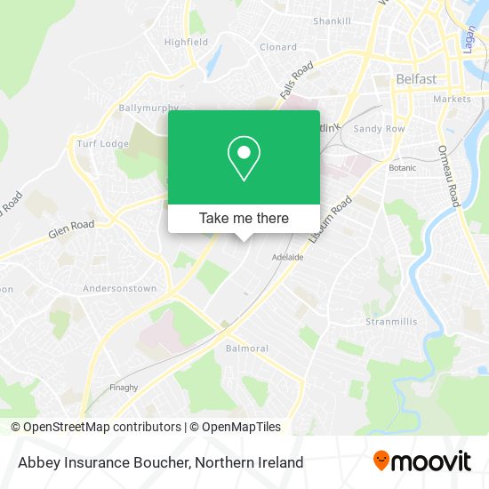 Abbey Insurance Boucher map