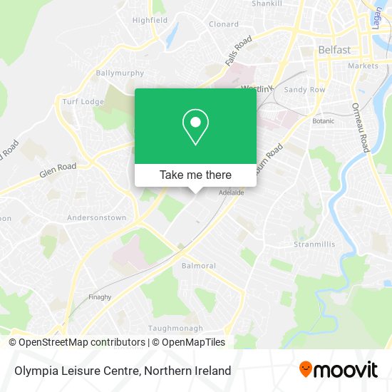 Olympia Leisure Centre map