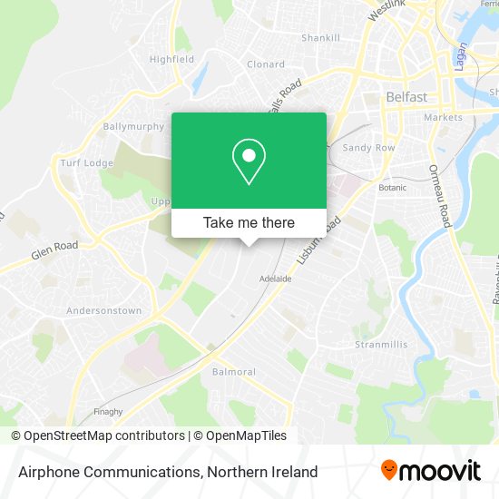 Airphone Communications map