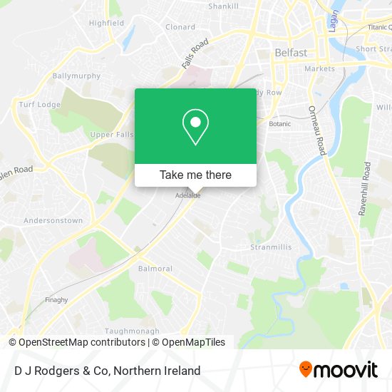 D J Rodgers & Co map