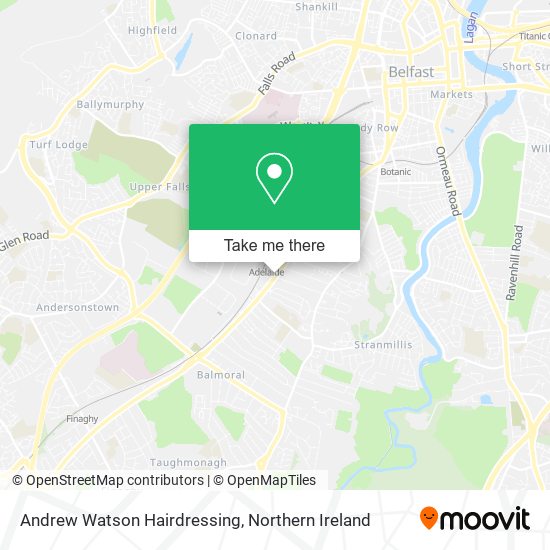 Andrew Watson Hairdressing map