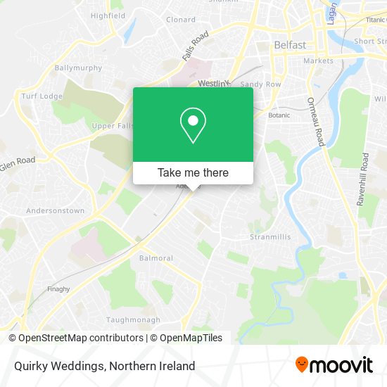 Quirky Weddings map