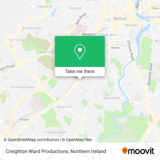 Creighton Ward Productions map