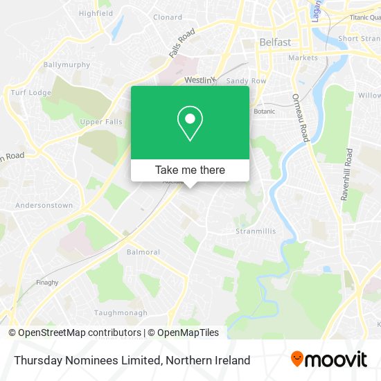 Thursday Nominees Limited map