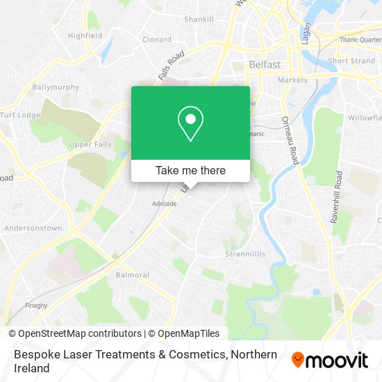 Bespoke Laser Treatments & Cosmetics map