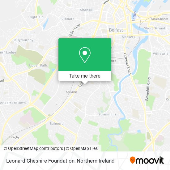 Leonard Cheshire Foundation map