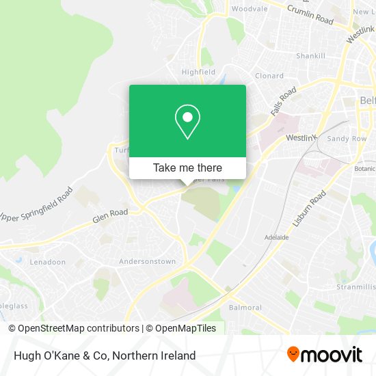 Hugh O'Kane & Co map