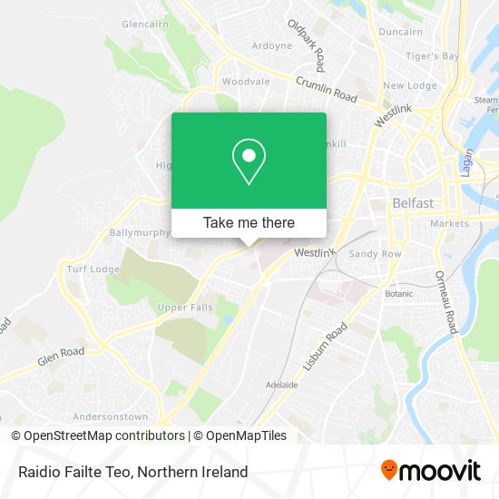 Raidio Failte Teo map