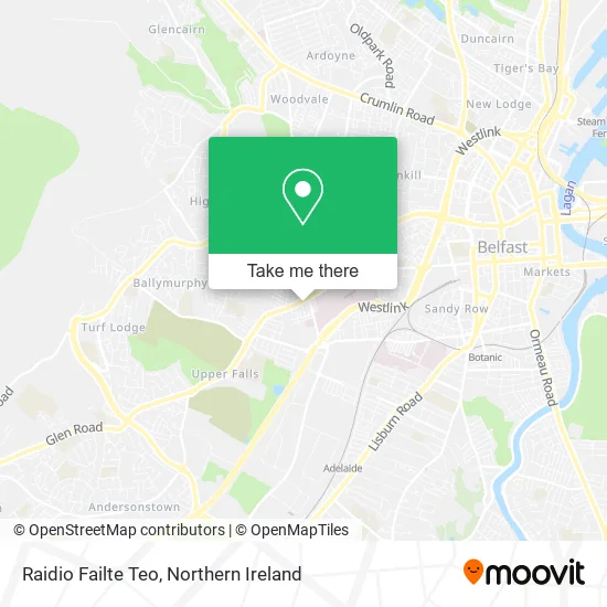 Raidio Failte Teo map