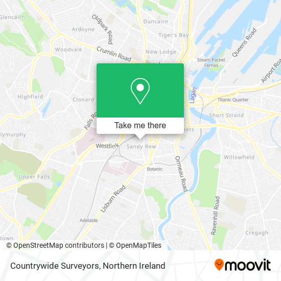 Countrywide Surveyors map
