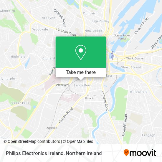 Philips Electronics Ireland map