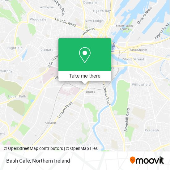 Bash Cafe map