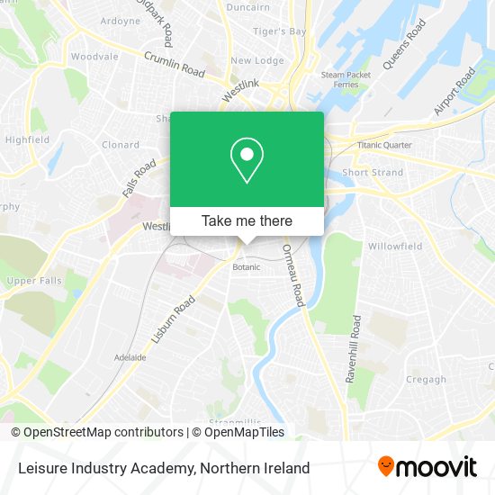 Leisure Industry Academy map