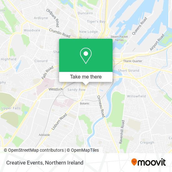 Creative Events map