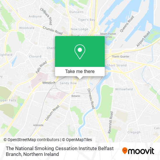 The National Smoking Cessation Institute Belfast Branch map