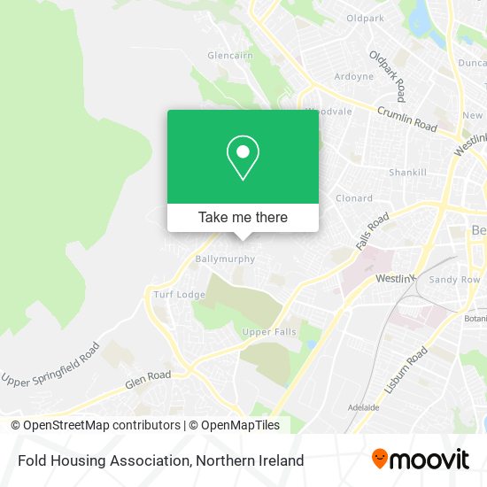 Fold Housing Association map