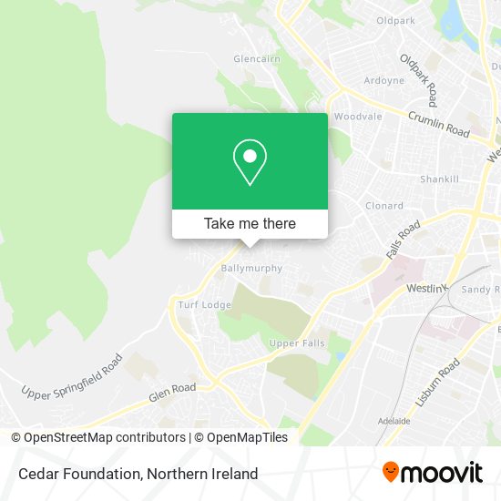 Cedar Foundation map