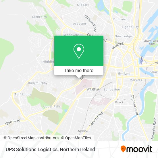 UPS Solutions Logistics map