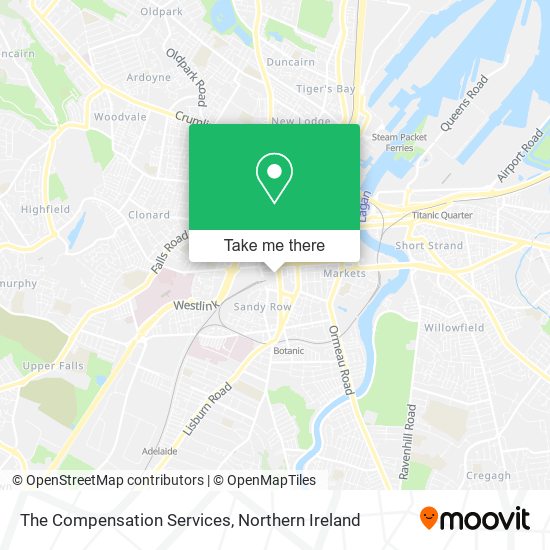 The Compensation Services map