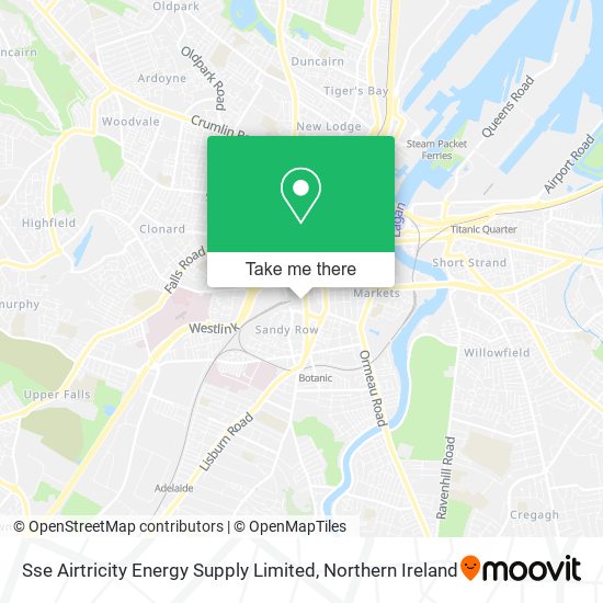 Sse Airtricity Energy Supply Limited map