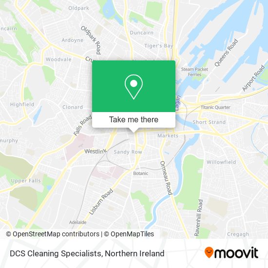 DCS Cleaning Specialists map