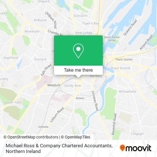 Michael Ross & Company Chartered Accountants map