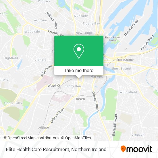 Elite Health Care Recruitment map