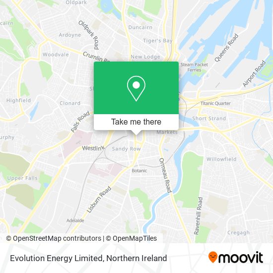 Evolution Energy Limited map