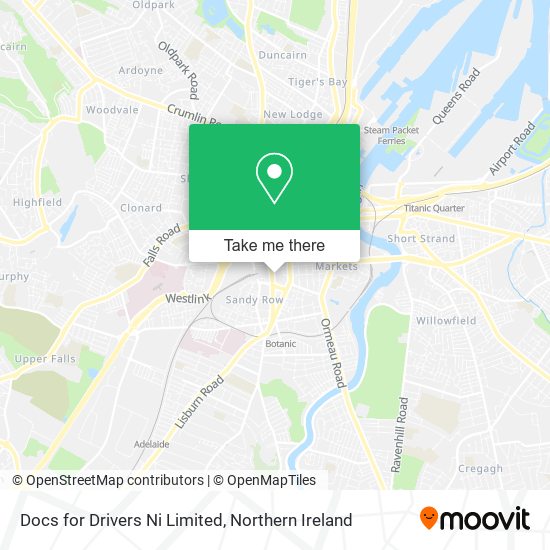Docs for Drivers Ni Limited map