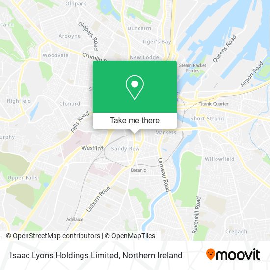 Isaac Lyons Holdings Limited map