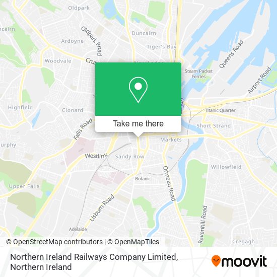 Northern Ireland Railways Company Limited map