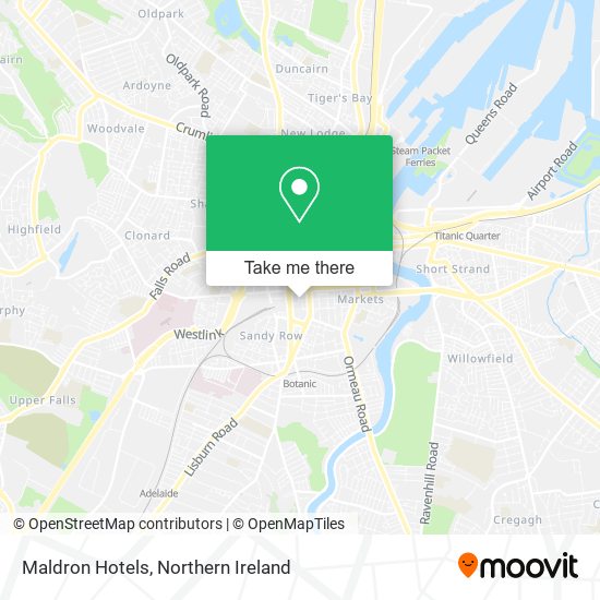 Maldron Hotels map