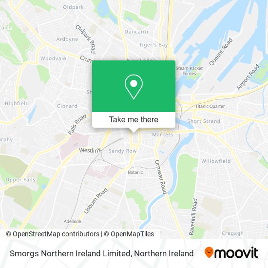 Smorgs Northern Ireland Limited map