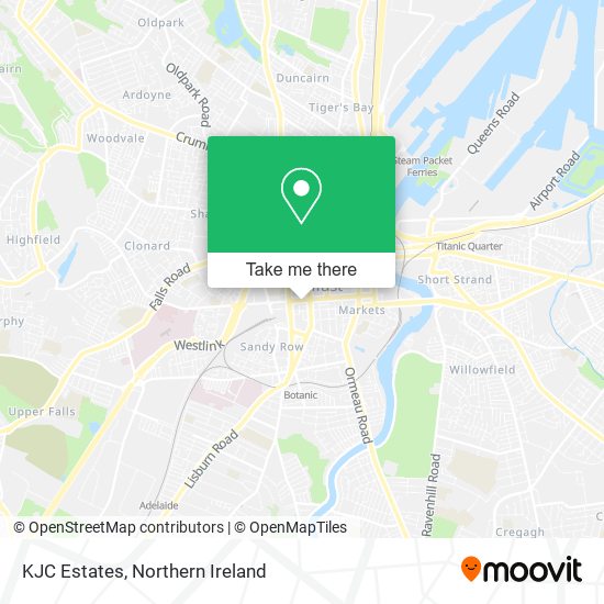 KJC Estates map