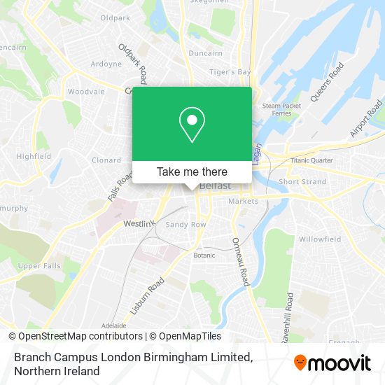 Branch Campus London Birmingham Limited map