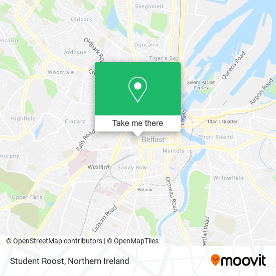 Student Roost map