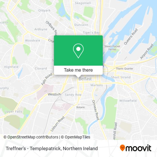 Treffner's - Templepatrick map