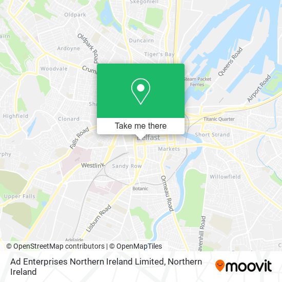 Ad Enterprises Northern Ireland Limited map