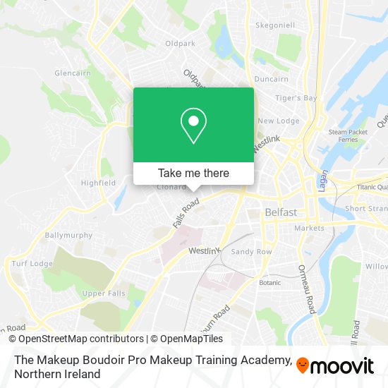The Makeup Boudoir Pro Makeup Training Academy map