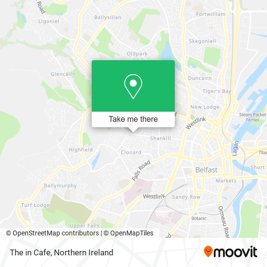 The in Cafe map