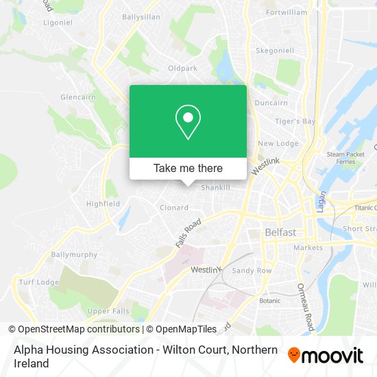 Alpha Housing Association - Wilton Court map