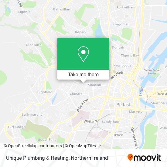 Unique Plumbing & Heating map