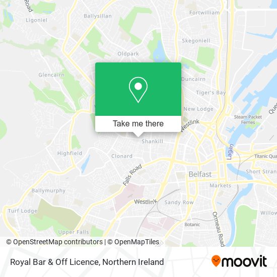 Royal Bar & Off Licence map