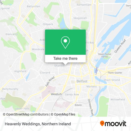 Heavenly Weddings map