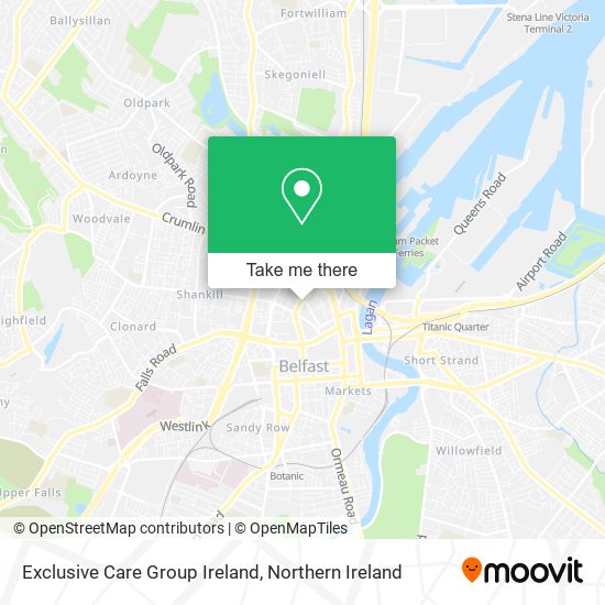 Exclusive Care Group Ireland map
