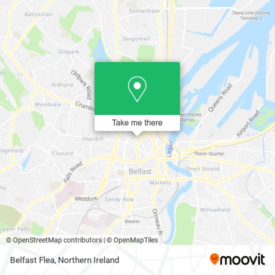 Belfast Flea map