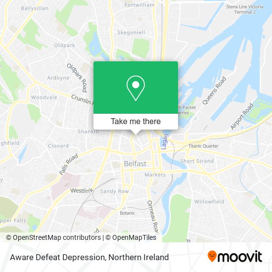 Aware Defeat Depression map
