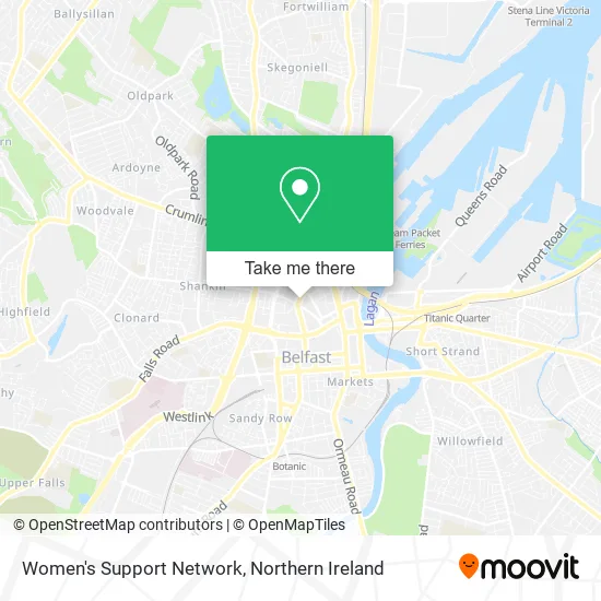 Women's Support Network map