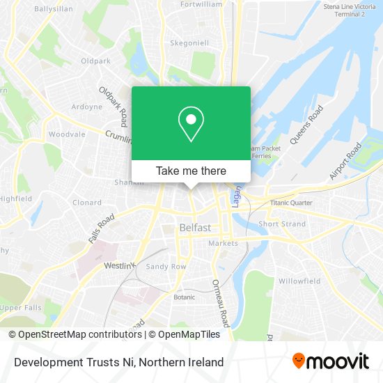 Development Trusts Ni map